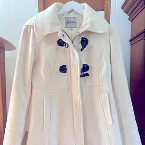 Guess Size S Hooded Pea Coat